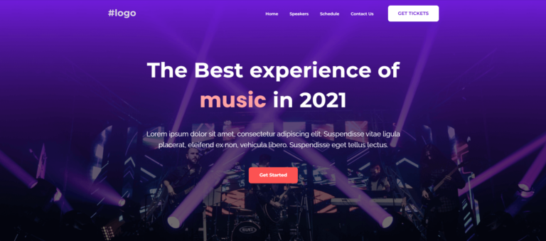 Customized Webpages for Music Industry